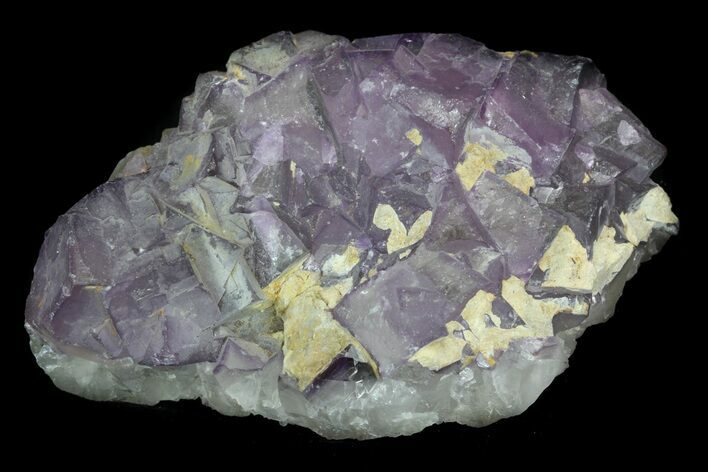 Translucent, Cubic, Purple Fluorite Crystals - China #33705